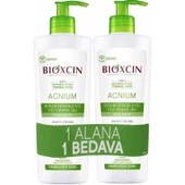Bioxcin Acnium Sebum Dengeleyici Yüz Yıkama Jeli 500 ml + 500 ml Avantaj Paket - 1