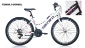 26J CARRARO SPEED 262 BAYAN DAĞ BİSİKLETİ - MAT SİYAH PEMBE - 38 KADRO - 1