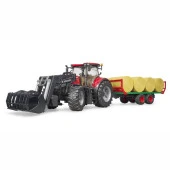 Bruder Case IH Optum 3000 Cvx Traktör ve Römork Takımı - 1