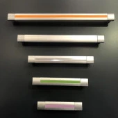 Pınar Mobilya Dolap Çekmece Kapak Kulpu Krom-Saten-Turuncu-Yeşil-Mor (2 Adet) - 1