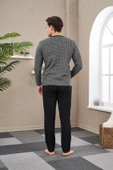 PJS 23710 Erkek Jakarlı Pijama Takım - 5