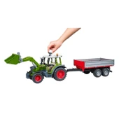Bruder Fendt Vario 211 Kepçeli Traktör ve Römork Oyuncak - 8