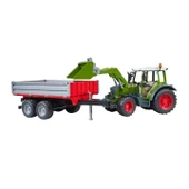 Bruder Fendt Vario 211 Kepçeli Traktör ve Römork Oyuncak - 6