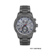 Ferrucci Functıon Füme Metal Erkek Kordonlu Saat-FCF 13361 FM.02-F355 - 1