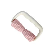 Tutma Kollu Selülit Masaj Rulosu 2 Roller Topuzlu Pembe Renk - 1