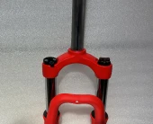 GOLDENWHEEL 27.5" MD-N736I D Fren Manuel Kilitli Amotrisörlü Maşa - Mat Kırmızı - 2