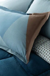 Apricitas Home Softly Picassa Tek Kişilik Uyku Seti İndigo - 4