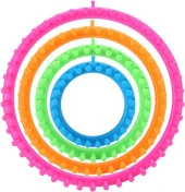 Hayal Sepeti Yuvarlak Dokuma Tezgahı - Şapka Ve Bere Örgü El Aparatı 6 Parça thumbnail 12