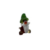 El Yapımı Mini Murano Cam Şirinler Biblo A153-06 thumbnail 1