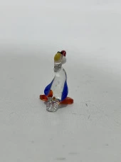 El Yapımı Mini Murano Cam Ördek Biblo A154-07 thumbnail 4