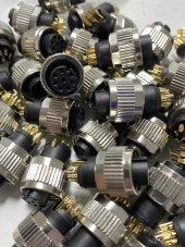 M12 8 Pin Acode Dişi Konnektör Soketi 1 Adet thumbnail 2