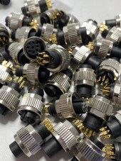 M12 8 Pin Acode Dişi Konnektör Soketi 1 Adet thumbnail 3