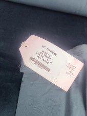 Pontoglio 1883 Kadife Kumaş %100 Pamuk 150cmx200cm Petrol Mavisi - 5