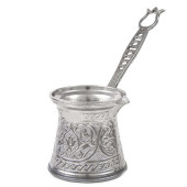 Osmanlı Motifli Cezve Nikel - 1