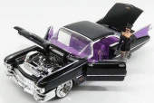 Jada Catwoman 1959 Cadillac Coupe Deville 1:24 Siyah Model Araba - 1