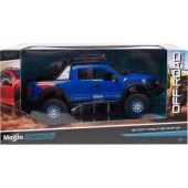 Maisto 1/24 2017 Model Ford F-150 Raptor Mavi Model Araba - 4
