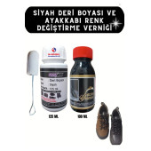 Point Care Siyah Deri Boyası Ve Altınyunus Renk Değiştirme Verniği Altnp1 - 1