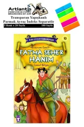 Fatma Seher Hanım İsmail Bilgin 95 Sayfa Karton Kapak 1 Adet Fosforlu Transparan Kitap Ayraç 1 Paket - 1