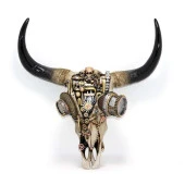 himarry Polyester Bufalo Kafası Duvara Asmalı thumbnail 2