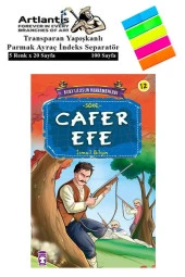 Cafer Efe İsmail Bilgin 96 Sayfa Karton Kapak 1 Adet Fosforlu Transparan Kitap Ayraç 1 Paket - 1
