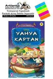 Yahya Kaptan İsmail Bilgin 90 Sayfa Karton Kapak 1 Adet Fosforlu Transparan Kitap Ayraç 1 Paket - 1