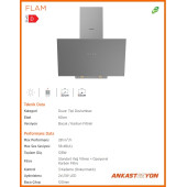 Silverline Gri Cam Ankastre Set Bo65e4s01-Cs5349s01-3481 Flam Gri - 2