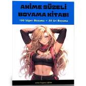 Anime Güzeli Boyama Kitabı (120 Tam Sayfa Boyama) - 1