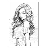 Gençler İçin Anime Boyama Kitabı (64 Tam Sayfa Boyama) - 2