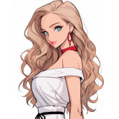 Barbie Anime Bebek Gri Tonlamalı Boyama Kitabı (100 Tam Sayfa) - 2