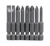 Rico 005-KK1130 Yıldız Düz Bits Uç Seti Ph+Pz+Sl 8 Parça 50 mm - 1