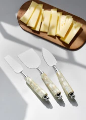 The Mia Pearl Peynir Servis Takımı 3 Parça thumbnail 2