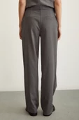 Klasik Boru Paça  Pantolon Gri thumbnail 5