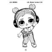 LOL Bebek Boyama Kitap Seti (80 Süper Boyama Kalem Hediyeli) - 4