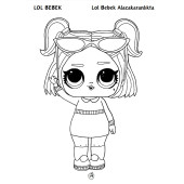 LOL Bebek Boyama Kitap Seti (80 Süper Boyama Kalem Hediyeli) - 7