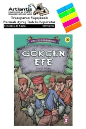 Gökçen Efe İsmail Bilgin 92 Sayfa Karton Kapak 1 Adet Fosforlu Transparan Kitap Ayraç 1 Paket - 1