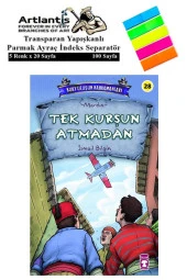 Tek Kurşun Atmadan İsmail Bilgin 90 Sayfa Karton Kapak 1 Adet Fosforlu Transparan Kitap Ayraç 1 Paket - 1