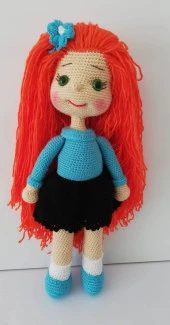Havuç Bebek Amigurumi Organik Oyuncak - 1