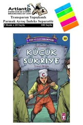 Küçük Şükriye İsmail Bilgin 92 Sayfa Karton Kapak 1 Adet Fosforlu Transparan Kitap Ayraç 1 Paket - 1