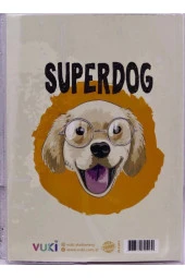 Şirin Köpek Desenli A5 Boy Simli Ve Sulu Kapaklı Defter Mls-304 - 1