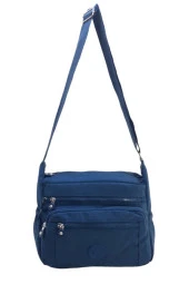 Kadın Postacı Çanta Çok Cepli Hafif Klinkır Kumaş Çapraz Askılı Omuz Çantası 30*25 Cm thumbnail 3