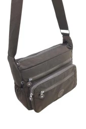 Kadın Postacı Çanta Çok Cepli Hafif Klinkır Kumaş Çapraz Askılı Omuz Çantası 30*25 Cm thumbnail 12