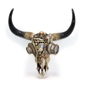 Polyester Bufalo Kafası Duvara Asmalı thumbnail 2