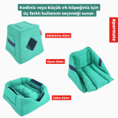XPERMATE 3 Fonksiyonlu Kedi Evi - Küçük Irk Köpek Evi - Kedi Mağara Kedi Yuvası - Kedi Yatağı Turkuaz - 1
