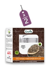 Chia Tohumlu Form Karışık Bitki Çayı 40lı Süzen Poşet 2 Paket - 2