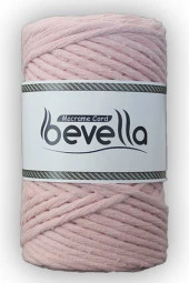 Şeker Pembe, Lila, Bebe Pembesi, Turkuaz Taranabilir 3 mm Makrome İpi Tek Büküm - 2