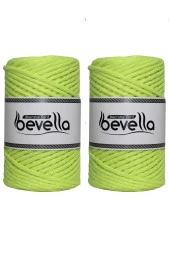 Taranabilir Makrome İpi Tek Büküm 3 mm Taranan Makrome Polyester Pamuk İp 2 x 250 gr thumbnail 1