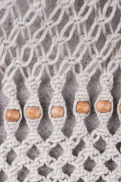 Taranan Makrome İpi Tek Büküm Taranabilir 3 mm ip Pamuk Makrome ipleri 1 kg (4X250 gr) thumbnail 2