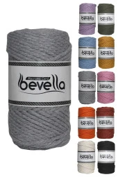 3 Büküm Pamuk Taranan Makrome Makrame Zincir Halat Hobi Ipi Üç Büküm thumbnail 1