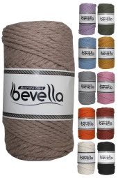 3 Büküm Pamuk Taranan Makrome Makrame Zincir Halat Hobi Ipi Üç Büküm thumbnail 1