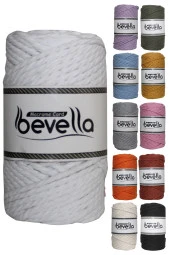 3 Büküm Pamuk Taranan Makrome Makrame Zincir Halat Hobi Ipi Üç Büküm thumbnail 1